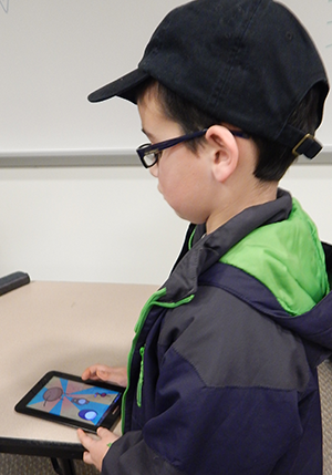 Andrew playing game