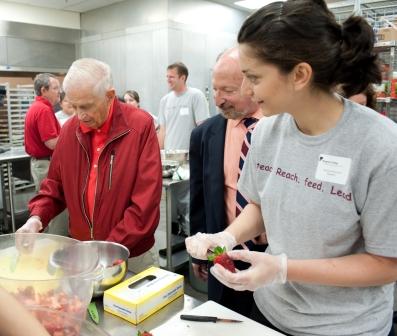 Bill Marriott at Campus Kitchens