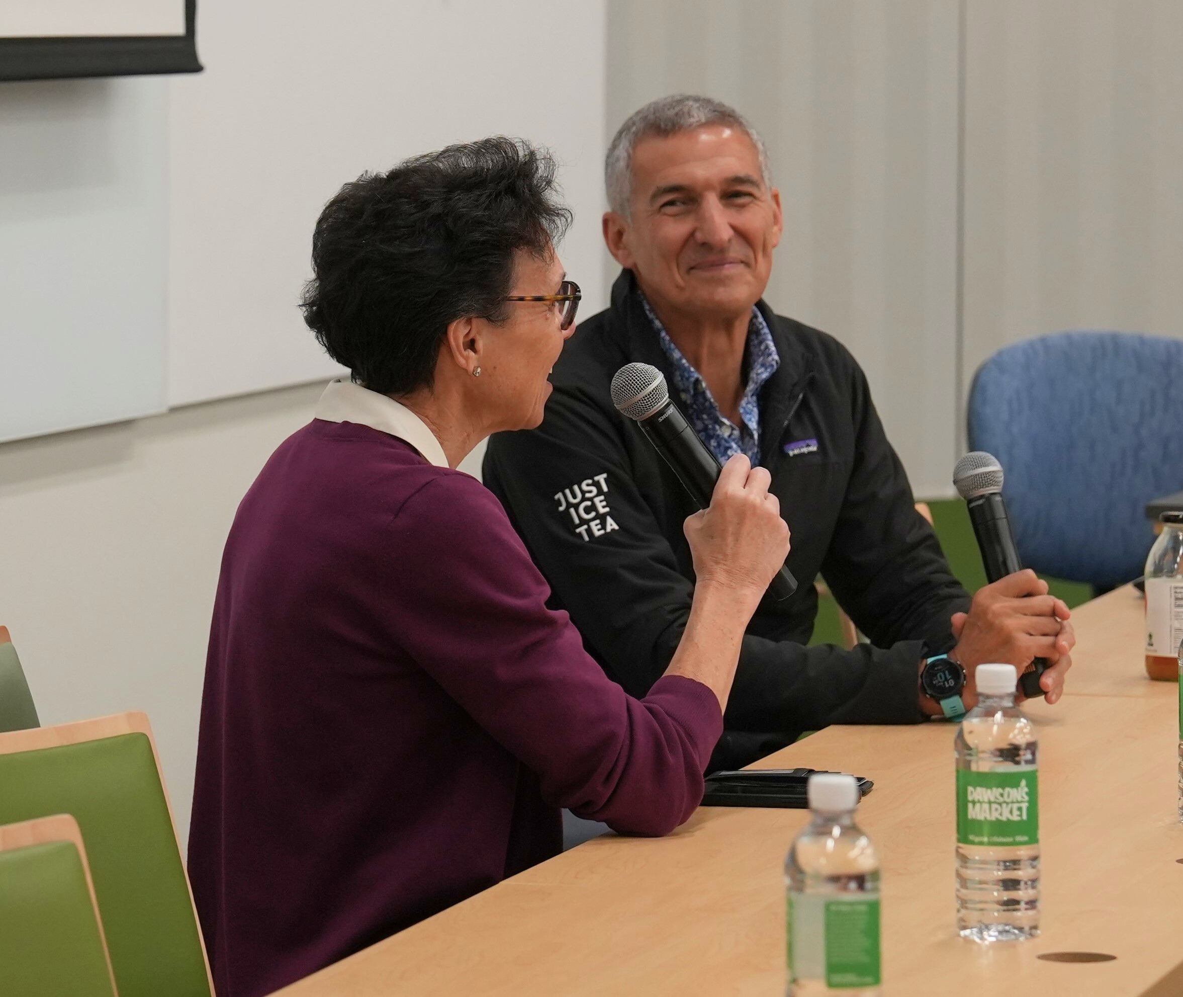 Dr. Anne Khademian and Seth Goldman