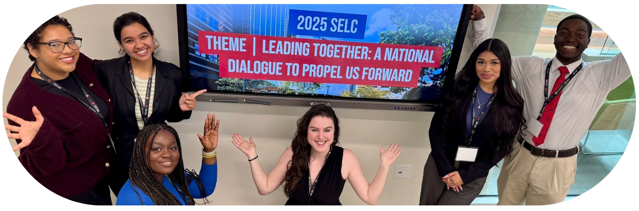 Student presenters at the SELC Conference