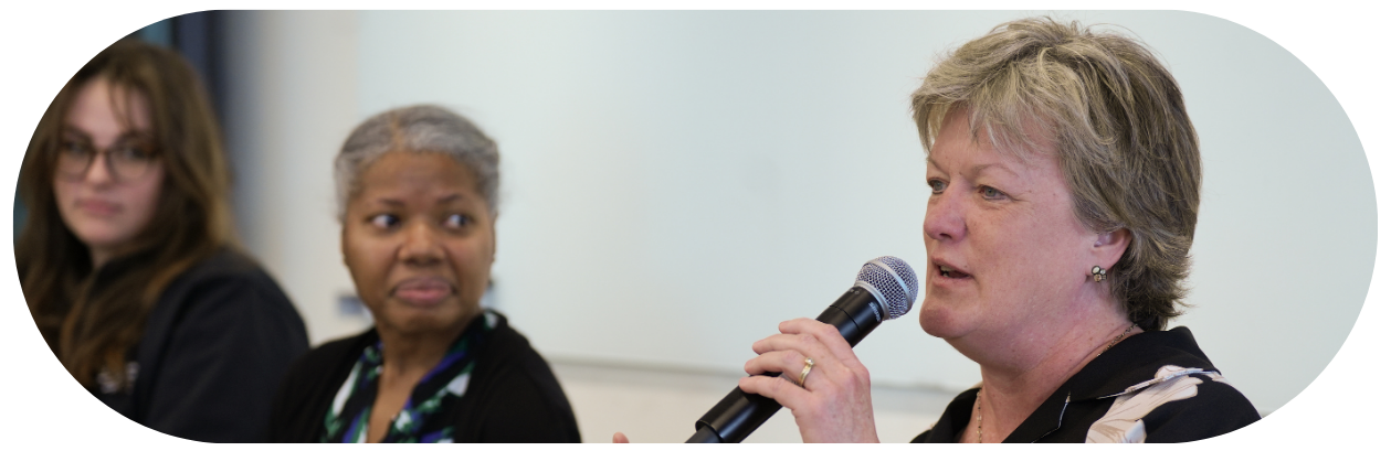 Speakers at a Women's Panel