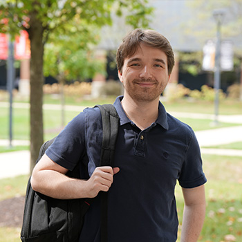 Oliver Salter on USG campus