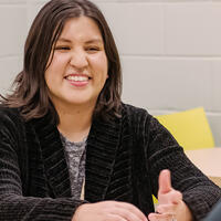 Amy Caballero in field placement
