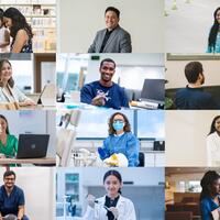 Students from various majors