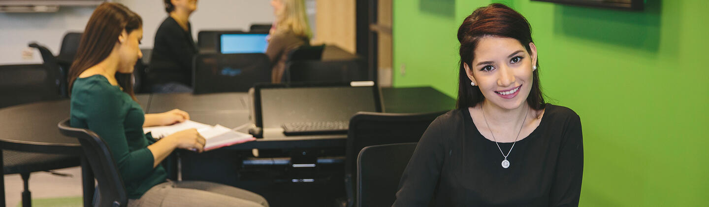 Student in Collaborative Learning Classroom