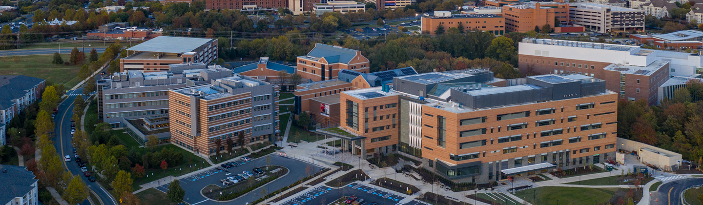 Aerial campus photo