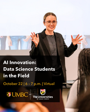 Graphic with image of person presenting at the front of a classroom