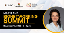 BioNetworking Summit Graphic with an image of Varnika Roy