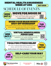 Mental Health Awareness Week Flyer