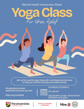 Yoga for Stress Relief Flyer