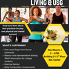 Healthy Living Event flyer highlighting the details of the event. 